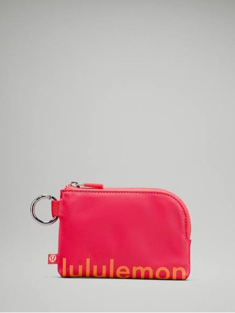 lululemon Clippable Card Pouch in Pale Raspberry
